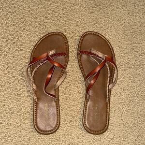 Sonoma thong braided sandals - size 7